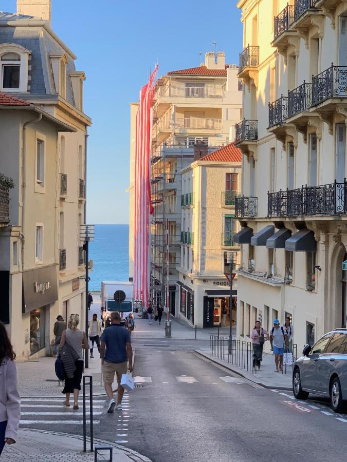 Biarritz Centre, Pres Avenue De Verdun, Cosy Apt 2 Pieces , Salon , Chambre Separe, Rue Tres Calme A 10 Minutes A Pied De La Grande Plage Esterno foto