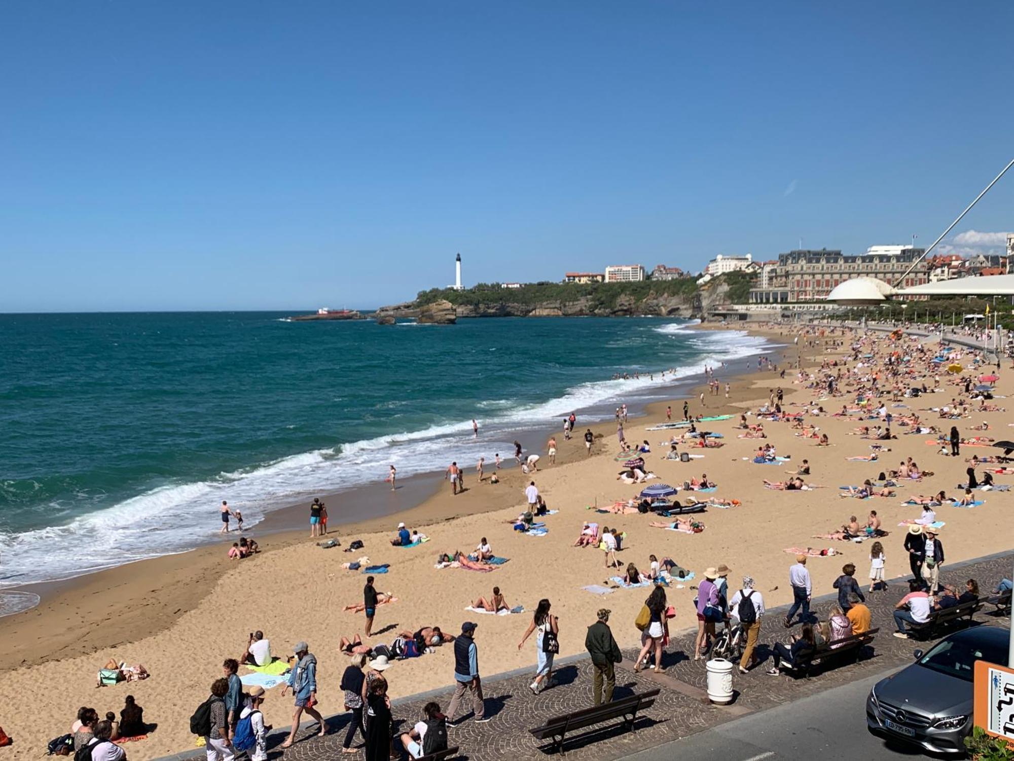 Biarritz Centre, Pres Avenue De Verdun, Cosy Apt 2 Pieces , Salon , Chambre Separe, Rue Tres Calme A 10 Minutes A Pied De La Grande Plage Esterno foto