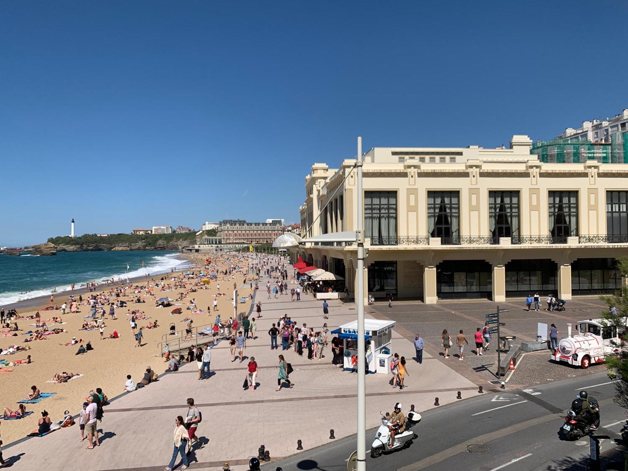Biarritz Centre, Pres Avenue De Verdun, Cosy Apt 2 Pieces , Salon , Chambre Separe, Rue Tres Calme A 10 Minutes A Pied De La Grande Plage Esterno foto
